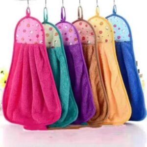 microfiber hanging hand towels – pack of 3 | quick dry & super soft