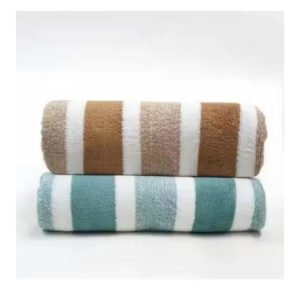 quick dry microfiber hand & face towels – pack of 3 (40x60 cm, super soft, striped design, unisex)