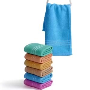 100% cotton ultra soft & super absorbent hand towels – pack of 4 (12x18 inch, multicolor, 300 gsm)